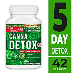 Nutrameds Canna Detox | Strongest, Fastest Acting Total Liver, Kidney, and Blood Cleanse | Detoxifier Toxin Remover Made in The USA 100% Natural Ingredients